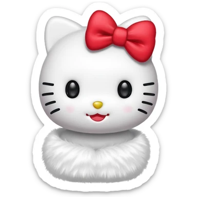 Hello kitty doll sticker