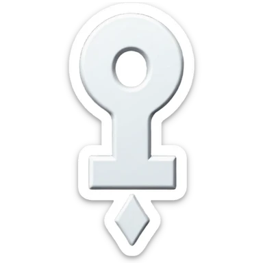 white exclamation mark sticker