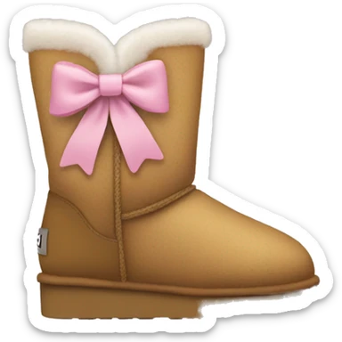 Uggs with bows sticker