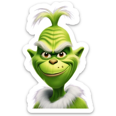 The grinch sticker
