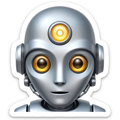 cute robot prophet sticker