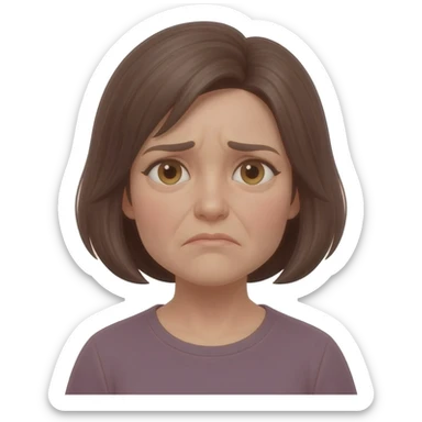 mama un poco molesta pensativa sticker
