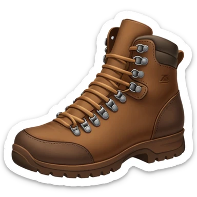 Hiking boots – rugged footwear sticker