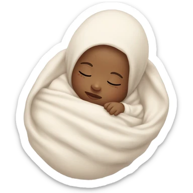 A newborn baby  sticker