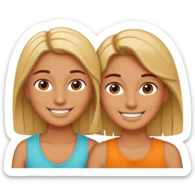 quiero que pongas ubna apreja tomando el sol y relajados sticker