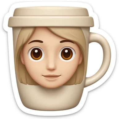 less details on the face, maybe a mix of the cup with 🙂 sticker