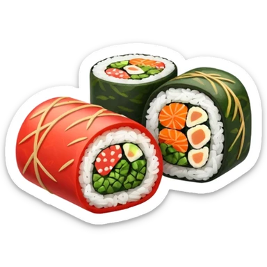 Maki roll sticker