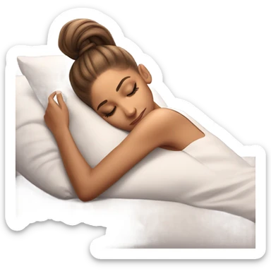 Ariana Grande sleeping sticker