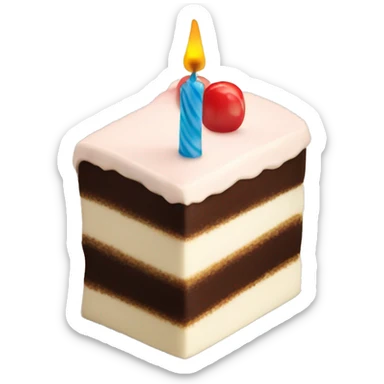 piece of birthday cake  sticker