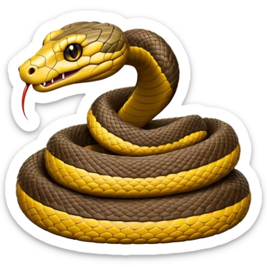emotional damage of snake sticker