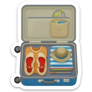 summer holiday case sticker