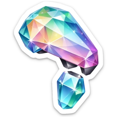 cristais no joelho sticker