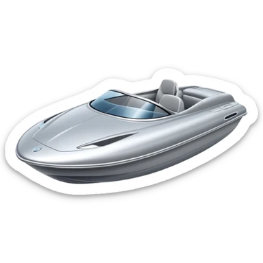 a car like a boat that can go on water sticker