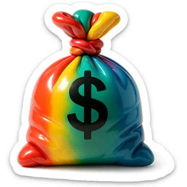 money bag sticker