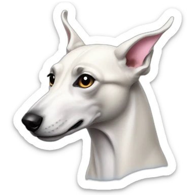 whippet unicorn sticker