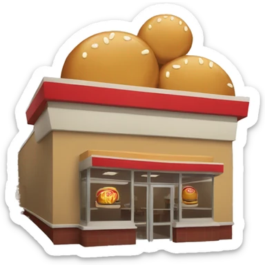burger king restaurant sticker