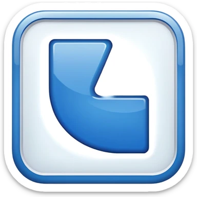 a blue sign 27/7 sticker