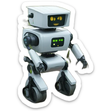 agricultural field robot sticker