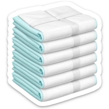 Diaper pack – folded diapers sticker