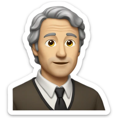 Homme qui dit : Jeanne répond  sticker