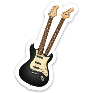 Electric guitar sticker