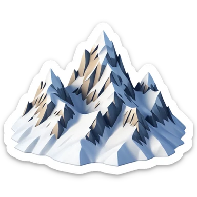 mountains alps sticker