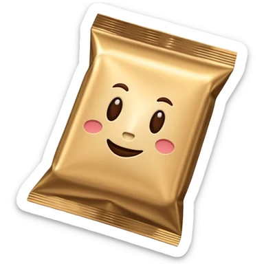 coffee packet sticker