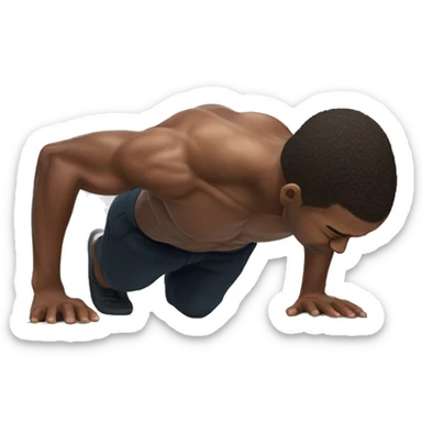 Pushup small  sticker
