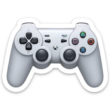 Playstation gaming controller sticker