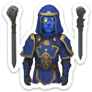 ultramarine from war hammer 40,000 sticker