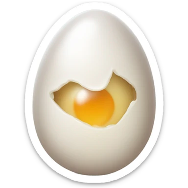 Egg mewing sticker