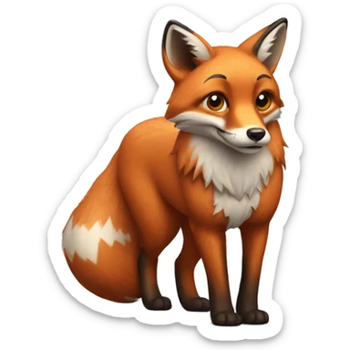 Fox sticker
