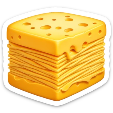 cheese threads sticker