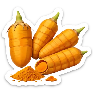 turmeric sticker