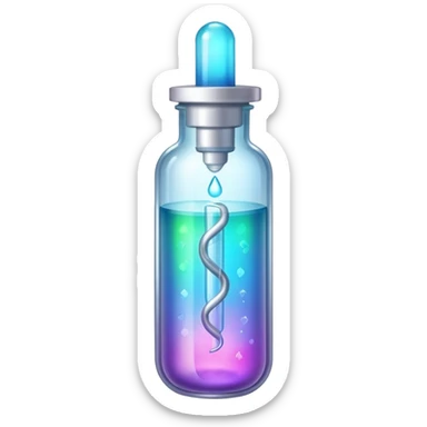 medical serum sticker