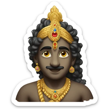 GOD krishna sticker