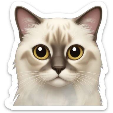 Cat Birman  sticker