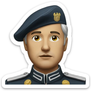 Mussolini si sticker