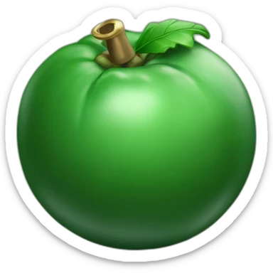 Mate imperial con un anillo piedra verde sticker