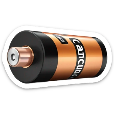 AA battery duracell sticker