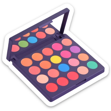 makeup palette sticker