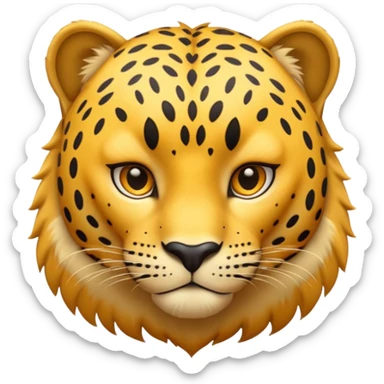 Leopard sticker