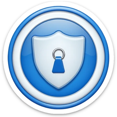 Security badge/card official sticker