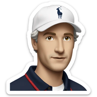 cap polo ralf Lauren  sticker