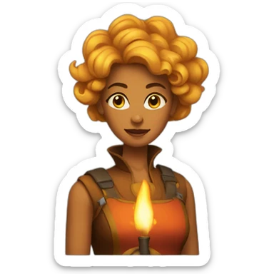 Torchlady sticker