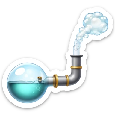 Smoking bubble pipe  sticker