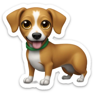 Chuwawa weenie dog as zoro sticker