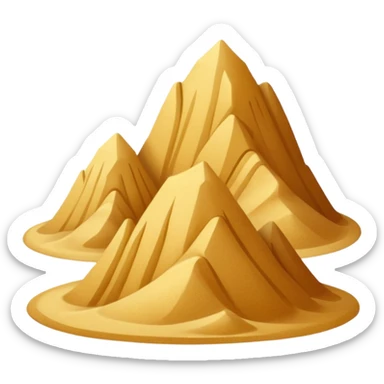 sand mountains sticker