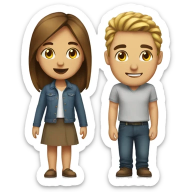 Long distance relationship sticker