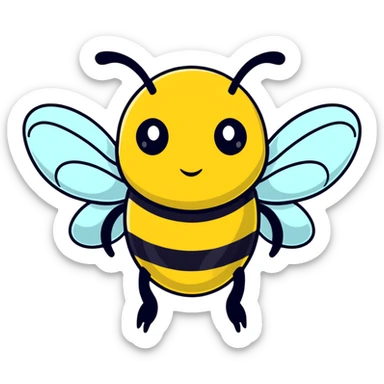 bumble bee sticker